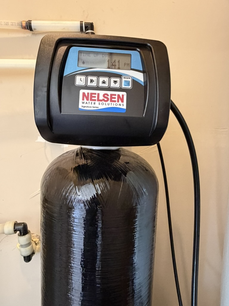 Installed premium water softener